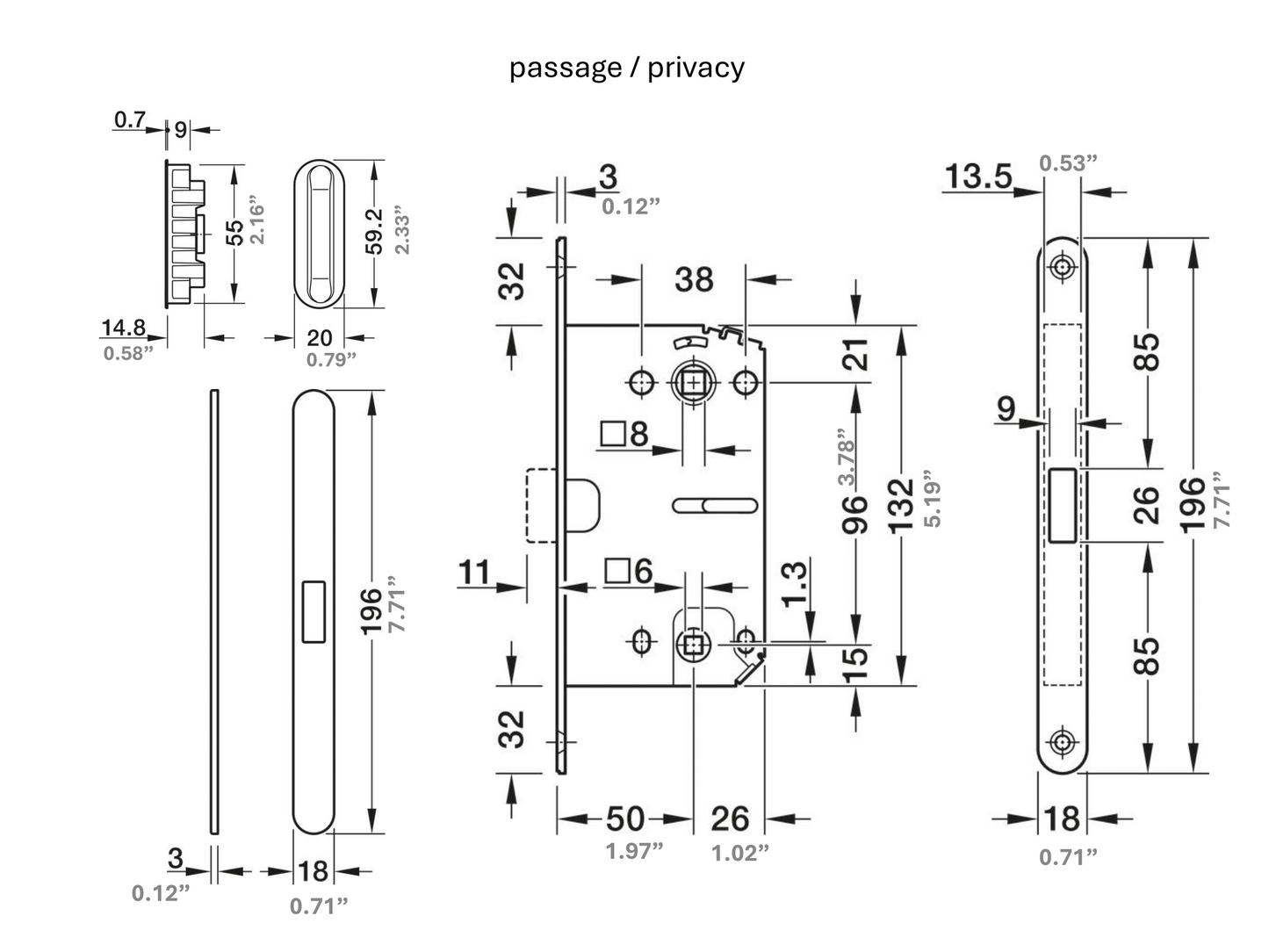 VERO - Design latch