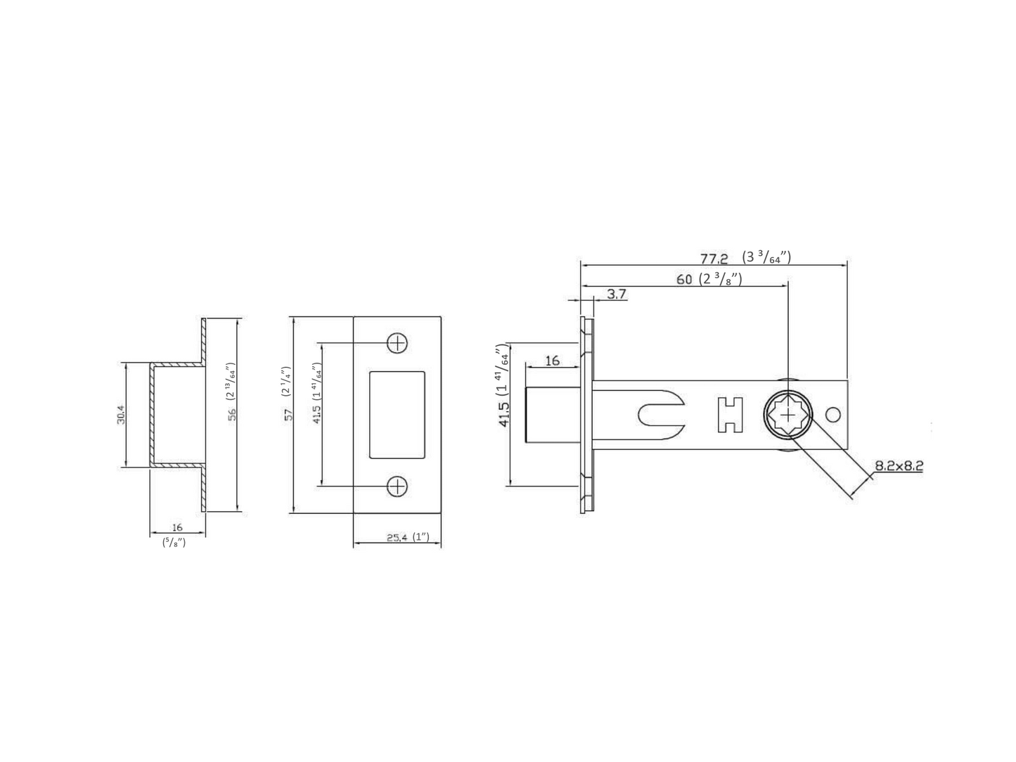 Deadbolt / privacy bolt