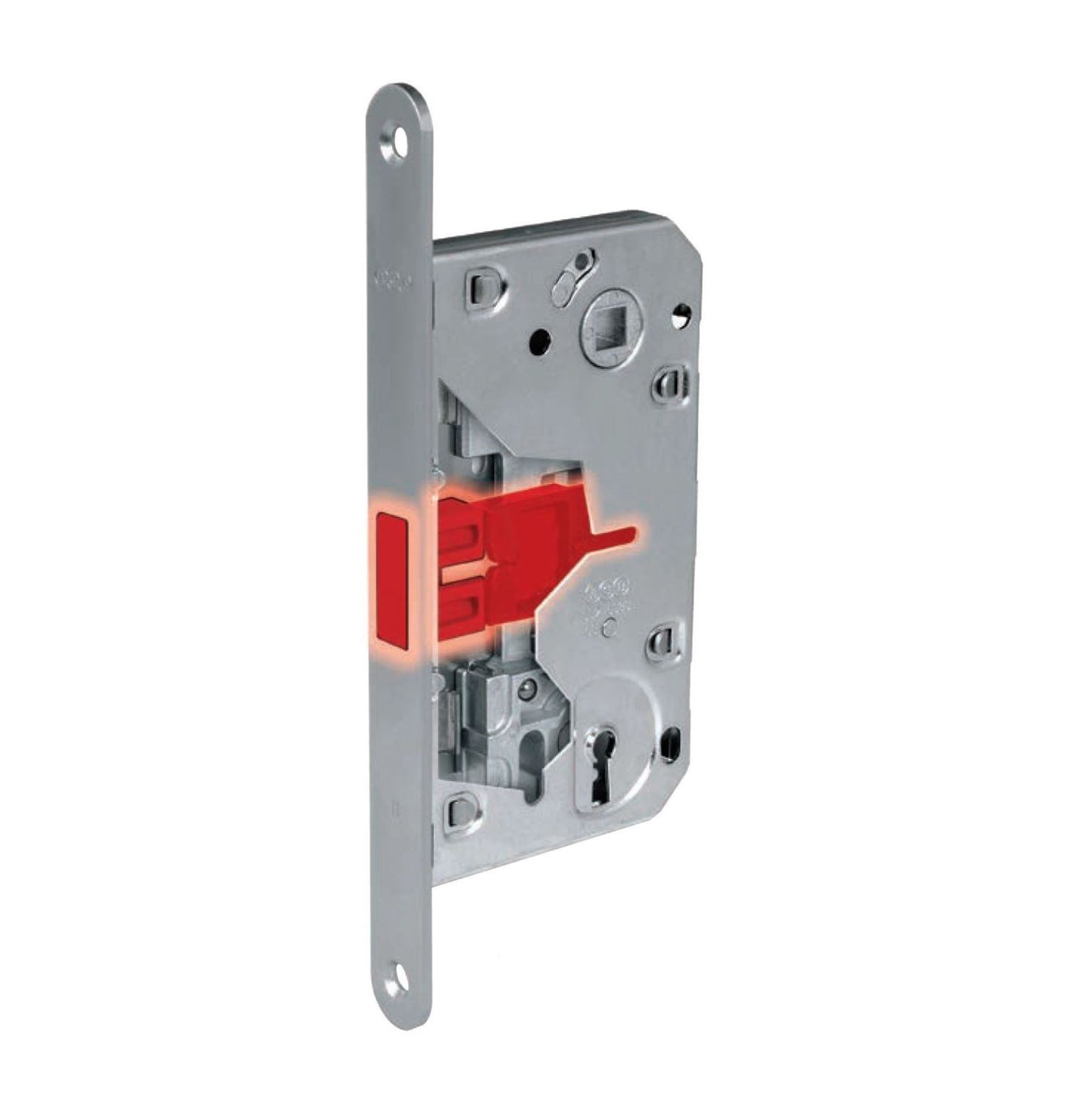 Magnetic mortise Latch - passage / privacy