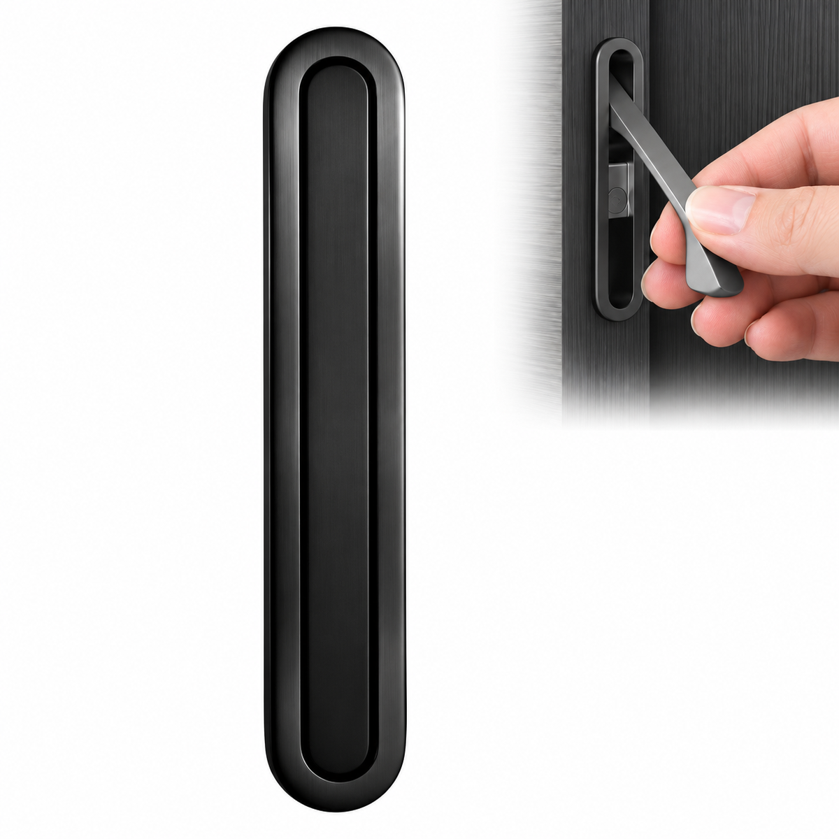 Pull handle for Pocket door