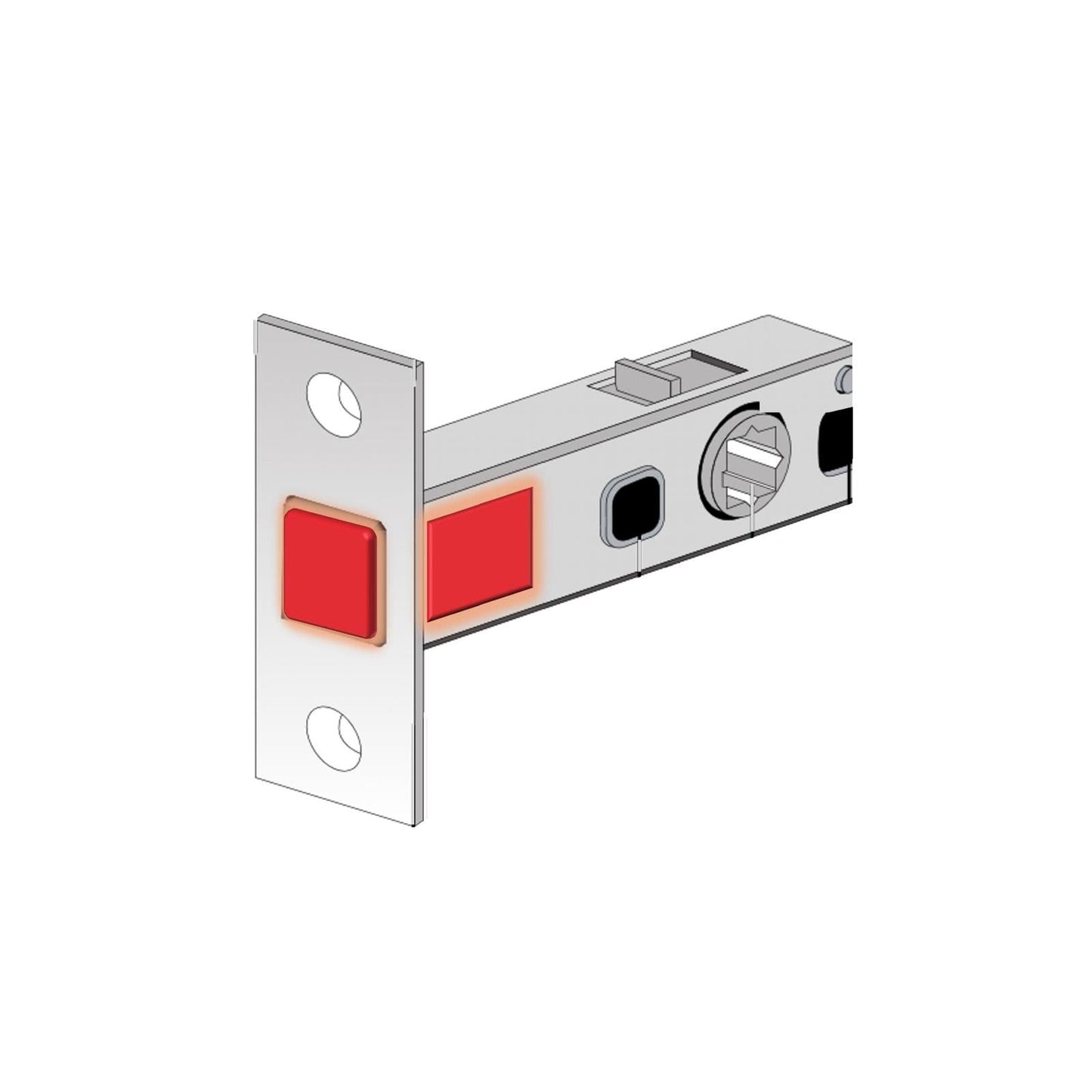 Magnetic tubular latch