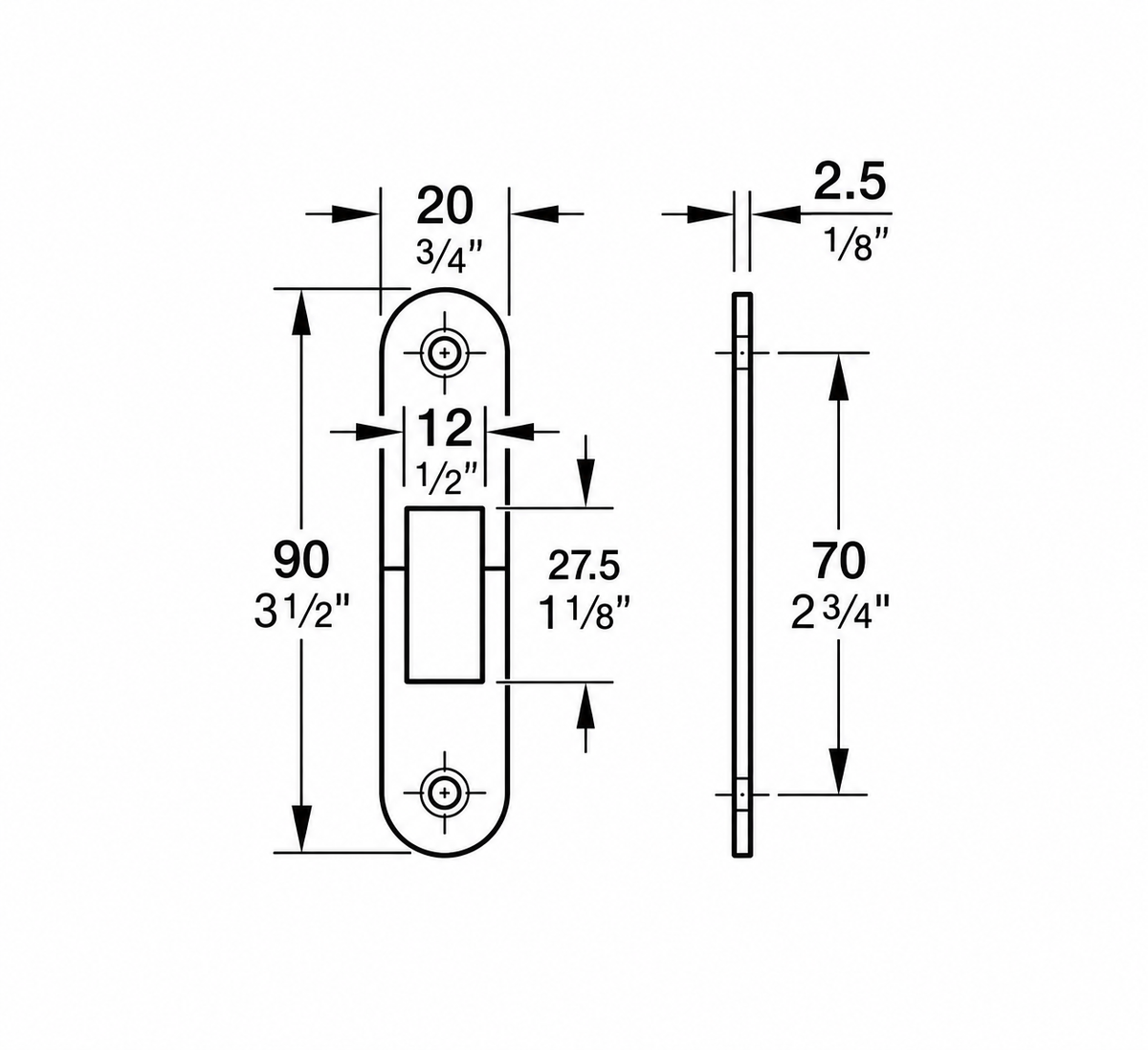 Pocket door lock set